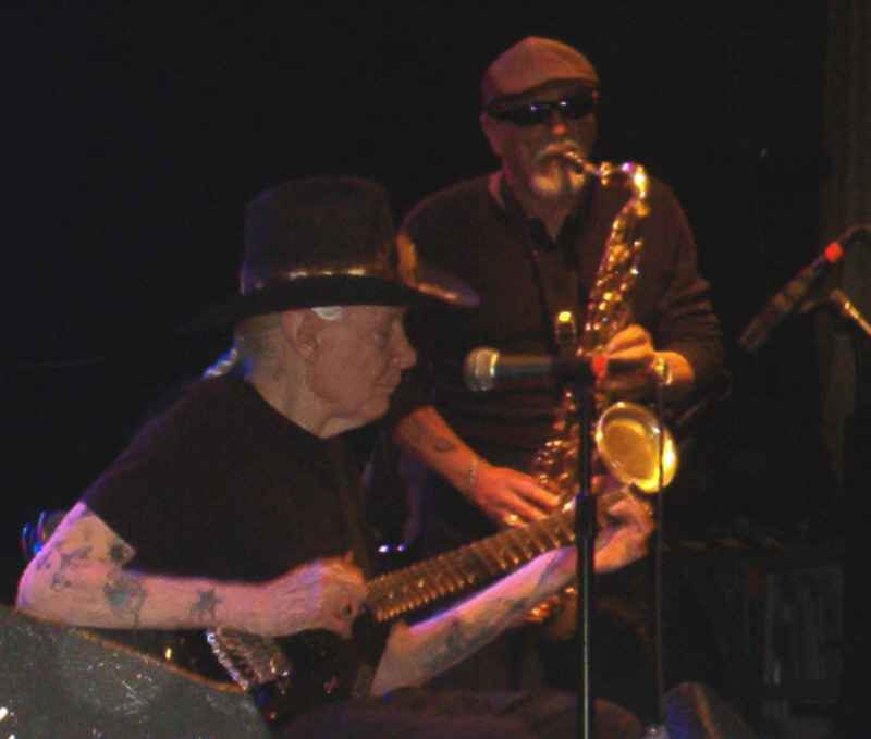 Jon and Johnny Winter at the Granada Theater in 2012